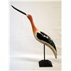 Image 1 : Carved Wood and Painted Avocet Bird Statue