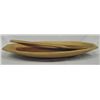 Image 1 : Solid Wood Shaped Relish Dish and Spoon