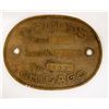 Image 3 : 3 Antique Metal Labels