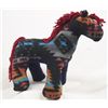 Image 1 : Pendelton Style Blanket Stuffed Horse