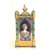 Image 3 : Enamel carriage clock