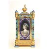 Image 4 : Enamel carriage clock