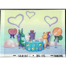 Original Background Tea Party Cel Production Spongebob