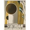 Image 1 : Adolphe Mouron Cassandre: Statendam  Cruise Ship Poster
