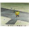 Image 1 : Orig SpongeBob Animation Cel, Background Hall Monitor