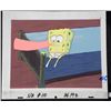 Image 1 : Orig SpongeBob Animation Cel & Background Patrick Bed