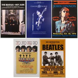 5 Reproduction Rock Posters The Beatles