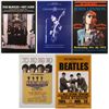 Image 1 : 5 Reproduction Rock Posters The Beatles