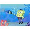 Image 2 : Orig SpongeBob Animation Cel & Background Monitor:Stop!