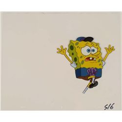 Spongebob Cel Job in Jeopardy Original Produciton Art