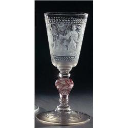 Pokal mit erotischer Darstellung