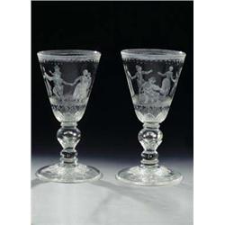 Pokal mit Bauerntanz