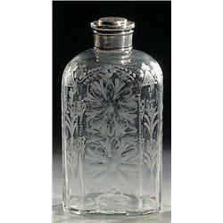 Rechteckflasche mit Schraubverschluá aus Silber