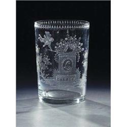 Zylinderbecher mit Liebesallegorie