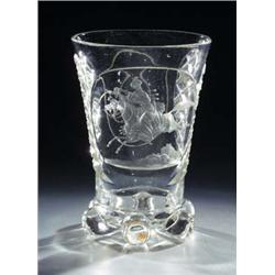 Becher mit orientalischem Reiter