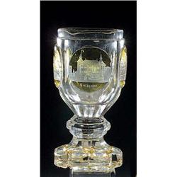 Fuábecher mit Ansicht von Aachen