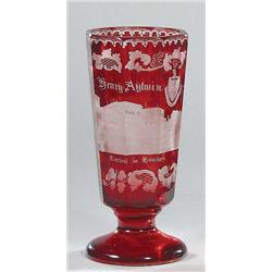 Fuábecher mit Ansicht Homburgs