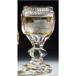 Pokal mit Ansicht von Monchen