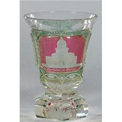 Fussbecher mit Ansicht von Paris