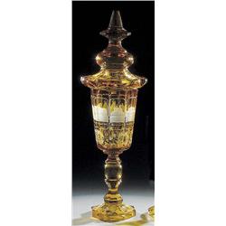 Deckelpokal mit Ansicht von Teplitz
