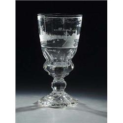 Pokal mit Ansicht von Wismar