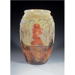 Bedeutende Vase "Le jardin des Hesp‚rides"