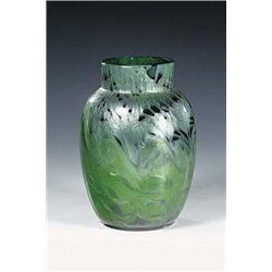 Vase "Titania gron mit Silber"