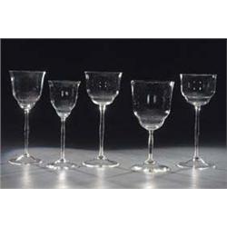 13-teiliger Satz Stengelgl„ser