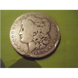 1883-O MORGAN SILVER DOLLAR