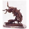 Image 1 : The Wicked Pony Remington Bronze Sculpture 9"x9" Auction Location: