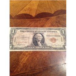 1934 Series WWII Hawaii $1 Silver Certificate Emergency Currency