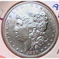 1898 Morgan Dollar AU50