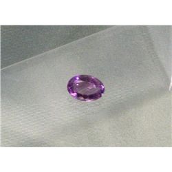 11 Carat Faceted Oval Amethyst Gemstone