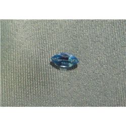 1.5 Carat Blue Topaz Faceted Marquis Gem