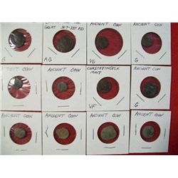 Dug Ancient Coin Lot – 12 Coins