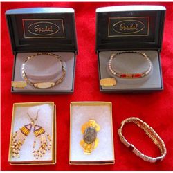 6 Piece Jewelry Lot– Earrings, Bracelets & Clip