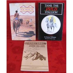 3 Jeanne Williams Signed Soft Cover Western Books