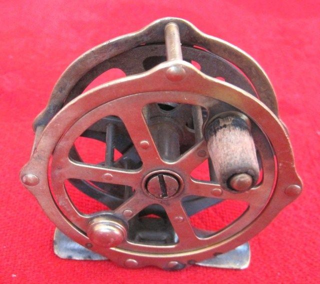 Sunnybrook Union Hardware Brass Skeleton Fly Reel