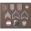 Image 2 : COLLECTION OF 10 WWII ERA PATCHED AND RANKINGS-1ST DIV