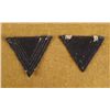 Image 2 : TWO ORIGINAL NAZI DOUBLE CHEVRON RANK PATCHES