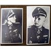 Image 1 : 2 NAZI SS OFFICERS POSTCARDS ORIGINAL- MACHER & BUCHNER