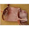 Image 2 : BROWN LEATHER HOLSTER VINTAGE DOUBLE STRAP TYPE