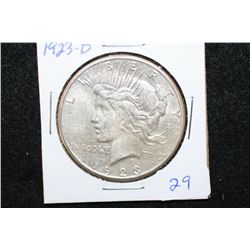 1923-D Peace $1