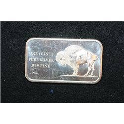 1976 America Bicentennial Silver Ingot; .999 Fine Silver 1 Oz.