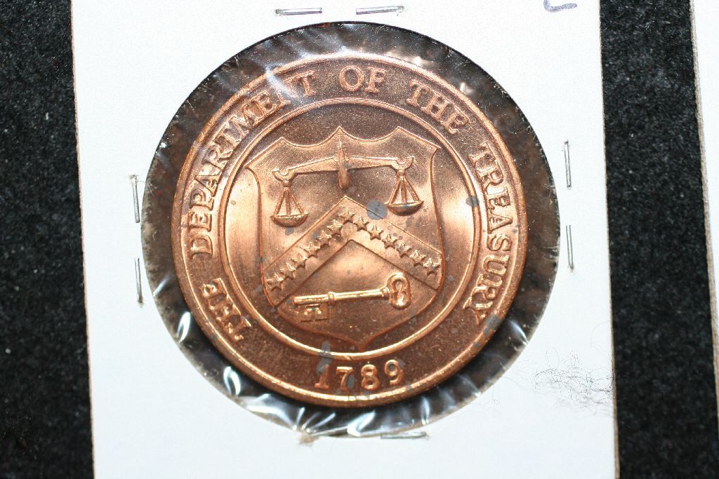 United States Mint Denver CO Medal; The Department of the Treasury 1789