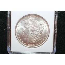 1888 Silver Morgan $1; MCPCG Graded MS62