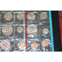 1972 US Mint Coin Set; P&D Mints; UNC