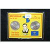 Image 1 : 2004 Michigan State Quarter Set; P&D Mints