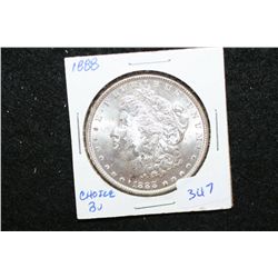 1888 Silver Morgan $1; Choice BU