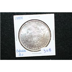 1888 Silver Morgan $1; Choice BU